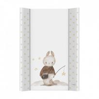 vystymo stalas - CebaBaby Vystymo lenta Basic Kiškis, 70 cm, ruda/balta (Brown/White) - 1 nuotrauka