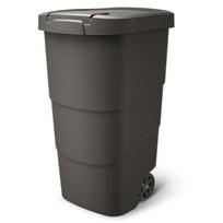 2 konteineris - Lauko šiukšliadėžė Prosperplast Wheeler, juoda (Black), 110 l - 1 nuotrauka