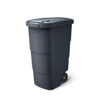 2 konteineris - Lauko šiukšliadėžė Prosperplast Wheeler, juoda (Black), 110 l - 2 nuotrauka