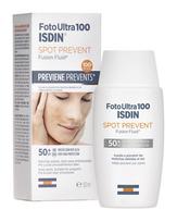 veido idegio - ISDIN FotoUltra 100 Fusion Fluid Spot Prevent apsauginė emulsija veidui nuo pigmentinių dėmių, 50 ml - 3 nuotrauka