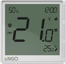 belaidis termostatas - Engo EONEBATW ZigBee belaidis termostatas, baltas (White) - 2 nuotrauka