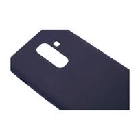samsung galaxy a6 telefonai - Korpuso galas, galinis dangtelis Evelatus         Samsung      A6 Plus 2018 Silicone Case       Midnight Blue - 2 nuotrauka