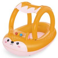 laiveli - Bestway 34168 Pripučiamas laivelis Fox, baltas/oranžinis, 94 cm x 66 cm - 4 nuotrauka