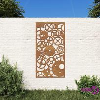 corten plienas - vidaXL Sodo sienos dekoracija : Size - 105x55 cm, Corten plienas (Corten steel) - 2 nuotrauka