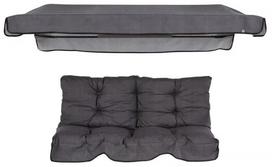 pagalve supynems - Pagalvėlė sūpynėms Patio Luna Kate H024-07IB, pilka (Gray), 130 x 92 cm - 2 nuotrauka