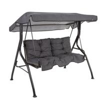pagalve supynems - Pagalvėlė sūpynėms Patio Luna Kate H024-07IB, pilka (Gray), 130 x 92 cm - 3 nuotrauka