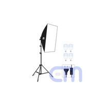 puluz led - Puluz Softbox 50x70cm su trikoju ir 4 LED lemputėmis PU5071EU - 1 nuotrauka