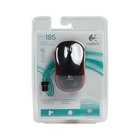 pelite - Logitech M185 Black/Red (Juoda/Raudona) - 5 nuotrauka