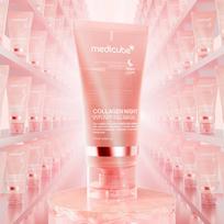kolageno kauke - Medicube Collagen Night Wrapping Mask, 75ml - 2 nuotrauka
