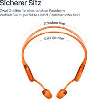 open ear ausines - Shokz OpenRun Pro 2 Mini Orange (Oranžinės) - 6 nuotrauka