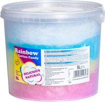 spalvotas cukrus - Bartpol Vaivorykštinė cukraus vata Rainbow Cotton Candy 5L - 3 nuotrauka