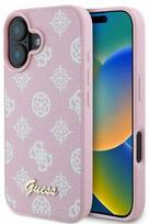 Guess "Peony Script MagSafe Case iPhone 16" Pink