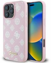 Guess "Peony Script MagSafe Case iPhone 16 Pro Max" Pink