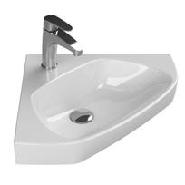 Praustuvas Arda 45x45 cm, kampinis, baltas (White)