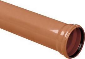vamzdis 6m - Kanalizacijos vamzdis Wavin, 110 mm x 3.2 mm, SN4, 6 m - 1 nuotrauka