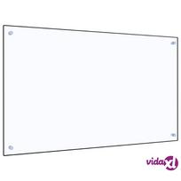 vidaXL Virtuvės sienelė, skaidri, 100x60 cm, grūdintas stiklas