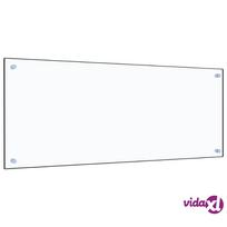 vidaXL Virtuvės sienelė, skaidri, 100x40 cm, grūdintas stiklas