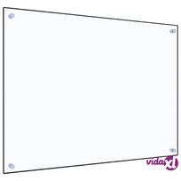 vidaXL Virtuvės sienelė, skaidri, 80x60 cm, grūdintas stiklas