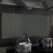 Virtuvės sienelė, baltos spalvos, 90x40 cm, grūdintas stiklas