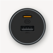 ikroviklis 67w - Xiaomi USB + USB-C, USB/USB-C, juoda - 6 nuotrauka