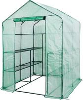 senukai mini siltnamiai - NEO tools Mini šiltnamis 15-911, 143x143x195 cm, PE folija 135g - 1 nuotrauka