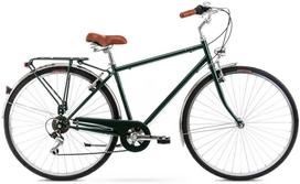 dviratis vintage - Dviratis Romet Vintage Eco M 28" tamsiai žalias (Dark Green) - 1 nuotrauka