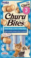 10 30g - Inaba Churu Cat Bites Chicken Tuna Scallop skanėstas katėms 30 g - 1 nuotrauka