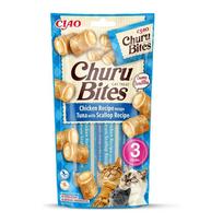 10 30g - Inaba Churu Cat Bites Chicken Tuna Scallop skanėstas katėms 30 g - 2 nuotrauka