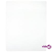 vidaXL trikotažinė paklodė su guma, balta (White), 160x200 cm, medvilnė