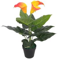 Dirbtinė abisininė kalija vidaXL, 45 cm, Raudona ir geltona (Red and Yellow)