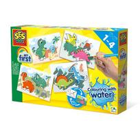SES Creative Spalvinimo vandeniu rinkinys „Dinozaurai“ (S14465)