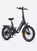 sulankstomas dviratie - Engwe L20 3.0 BOOST 20" juodas (Black) - 3 nuotrauka