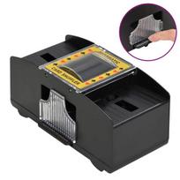 vidaXL Automatinis kortų maišytuvas Juodas (Black), 2 kaladėms
