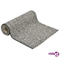 vidaXL Tvenkinio danga su akmenukais, pilka (Grey), 400x40 cm