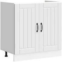 virtuvines spinteles kriaukle - vidaXL Kriauklės pagrindo spintelė Lucca, balta (White) - 2 nuotrauka