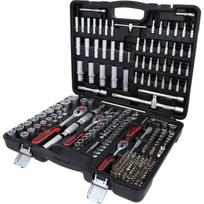 irankiu rinkinys ks tools 917 - KS Tools 917.0255, 255 vnt. terkšlių ir galvučių rinkinys - 1 nuotrauka