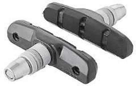 shimano stabdziu kaladeles - Shimano ALIVIO/ACERA BR-M330 S65T V-brakes, sidabro/juoda (Silver/Black) - 1 nuotrauka