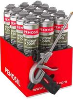 sandarinimo putos - PENOSIL Langų ir durų pistoletinės sandarinimo putos Window & Door Elastic, 750 ml, 12 vnt + pistoletas C1 - 1 nuotrauka