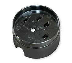 Kištukinis lizdas Liregus RŠ/PKL25-001, trifazis, juodas (Black)