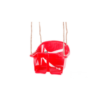 Vaikiškos EKO pakabinamos sūpynės, raudonos (Red)