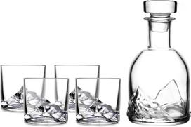 taures - Liiton Viskio rinkinys Everest, 4 taurės 270 ml + dekanteris, 5 vnt. - 1 nuotrauka