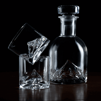 taures - Liiton Viskio rinkinys Everest, 4 taurės 270 ml + dekanteris, 5 vnt. - 2 nuotrauka