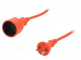 Plastrol PO-ST/20M/2X1/OMY Sodo ilgiklis 20m 2x1mm2 oranžinis (Orange)
