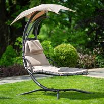 Patio Albert pakabinamas gultas, antracito/ruda (Anthracite/Brown)