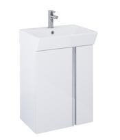 spintele 50 x 50 - Vonios spintelė su praustuvu Elita Skye 50, balta (White) - 1 nuotrauka