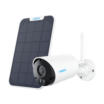 reolink baterija - Reolink Argus serija B320 Baterinė Wi-Fi apsaugos kamera su saulės baterija 3MP IP65 (Balta/White) - 1 nuotrauka