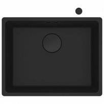 granitine plautuve franke maris, mrg 110 52, - Franke Maris MRG 110-52 Juoda matinė (Matte Black) - 1 nuotrauka