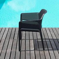 Lauko kėdė Nardi Net, antracito (Anthracite)