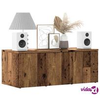 seni televizoriau - vidaXL Televizoriaus staliukas Old Wood 80x34x30 cm, Sena mediena (Old Wood) - 2 nuotrauka