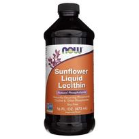 NOW FOODS Skystas saulėgrąžų lecitinas 473 ml